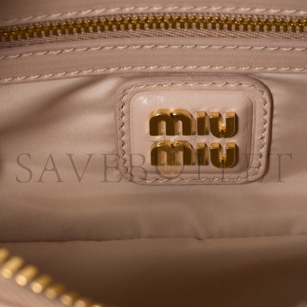 M1v M1v arcadie matelassÉ nappa leather bag 5bb142 (22*10.5*7.5cm)